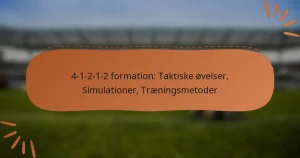 4-1-2-1-2 formation: Taktiske øvelser, Simulationer, Træningsmetoder