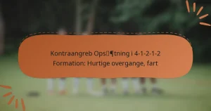 Kontraangreb Opsætning i 4-1-2-1-2 Formation: Hurtige overgange, fart